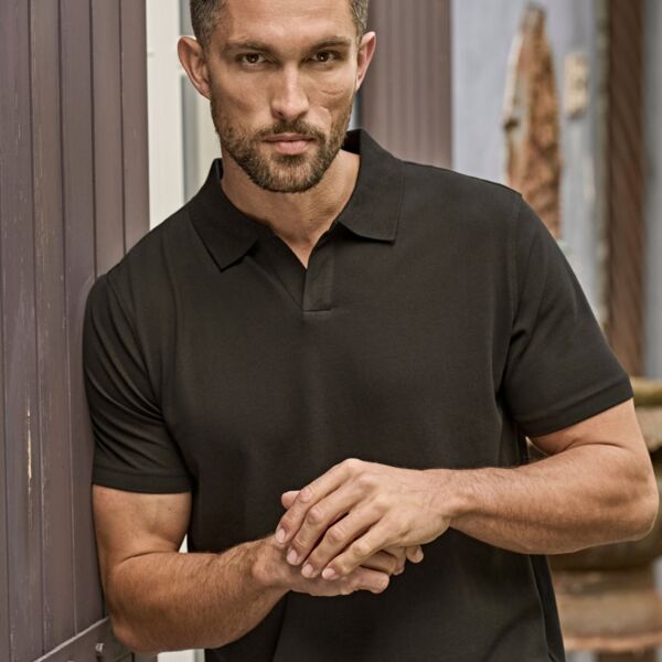 Men's Luxury Stretch V-Neck Polo Thumbnail