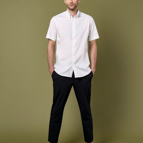 Tailored Fit Short Sleeve Premium Oxford Shirt Thumbnail